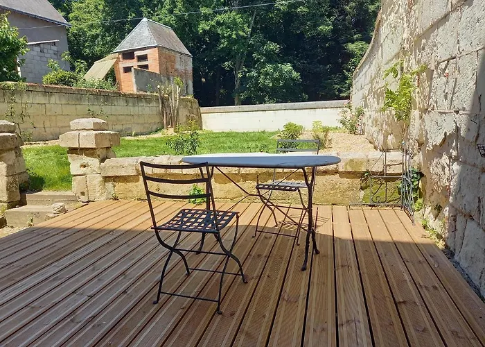 L\'Etoile Loire, Saumur Centre Avec Jardin